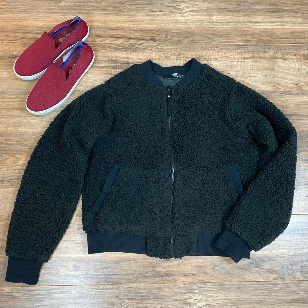 Prana Reversible‎ Polar Escape Bomber Jacket Women's XL